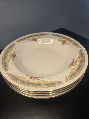 Vintage Homer Laughlin Co Craftsman Rosolane Floral China soup or salad bowl